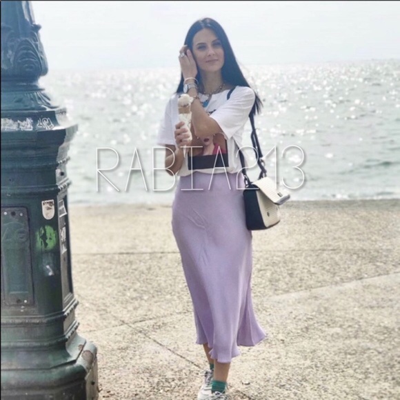 Zara Dresses Zara 2piece Satin Effect Top Skirt Set Poshmark